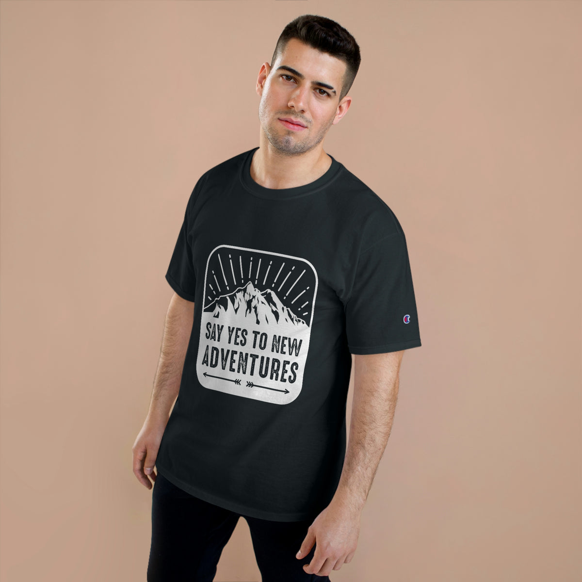 Say Yes To New Adventures - Champion Brand T-shirt – Fresh Cases